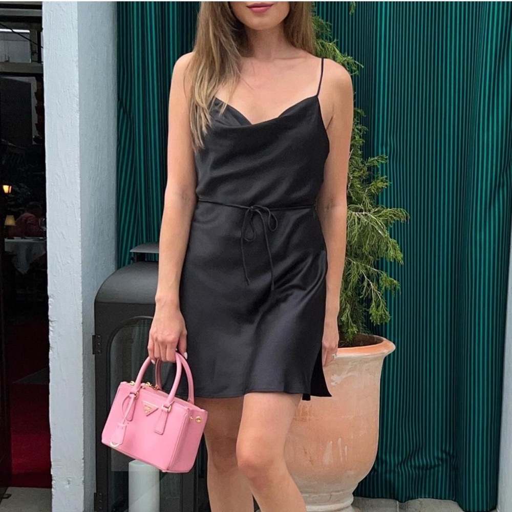 Gianni Bini Chiffon Cowl Neck Dress
